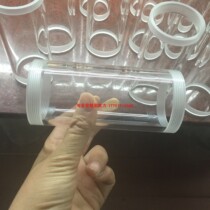 High transparent acrylic tube car thread car tooth plastic hollow plexiglass round tube car thread