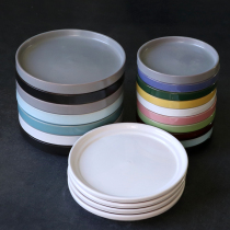 Ceramic Flower Pot Water tray Small number Large Number of round minimalist Creativity Trays Flowers Potted Plant Base Flower Pots Mat chassis