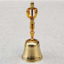 Fuhui Buddhist furniture Buddhist hall niche table decorations ritual implements copper bells copper bells copper chimes all-copper polished hand bells and bells