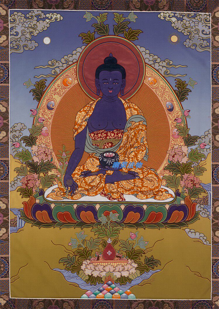 Pharmacist Buddha Custom Portrait Plastically plastic Plastic Buddha Painting Photographic Paper Prints Buddha bodhisattva