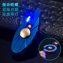 Vanpel 725 Oval with lamp fingertip Cigarette Lighter lighter Double head ignition Colorful Charging Lighter