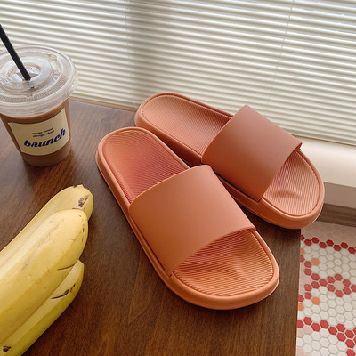 Graphic & Orangeslipper female summer Fairy wind fashion indoor non-slip soft sole ins bow Internet celebrity House household take a shower Sandals