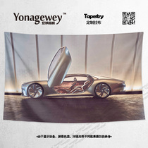 Bentley EXP 100 future concept car performance car sports car Photo surrounding decoration background cloth poster hanging cloth