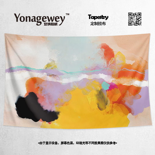 INS style fresh atmosphere paint hanging cloth