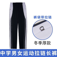 Зимние штаны с молнией