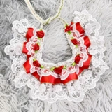 Нагрудник, кружевной шарф, милый аксессуар, слюнявчик