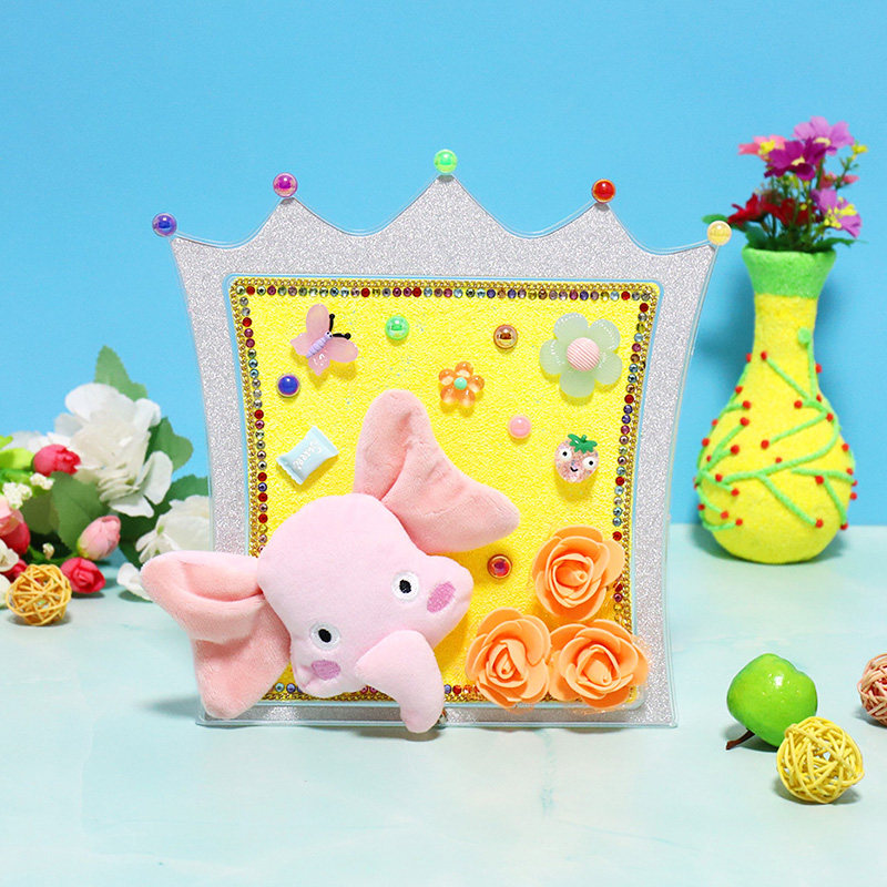 Children Diy Handmade Material Snowflake Clay Pearl Clay Color Diamond Patch Painting Creative Girl Early Lessons Wisdom Toys