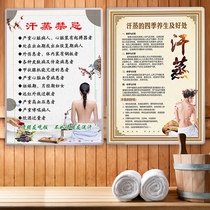 Perspiration Benefits Posters Advertising Wall Stickers Sweat Transpiration Sweat Steam Notes Sweat-Steam Forbidden Notes Hanging Wall Painting