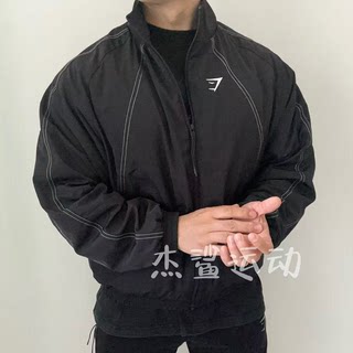 Shark man zhao shi’s same style gymshark embroidered jacket