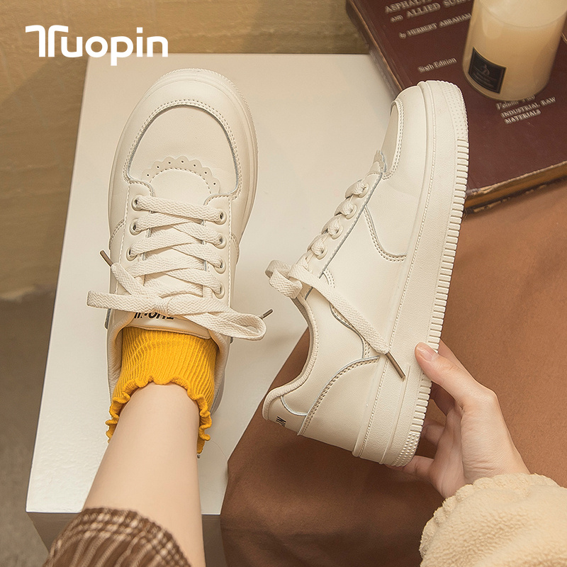 Products 2022 new spring Little white shoes Children ins Tide Sports Street Racket Net Red Thick Bottom 100 Ride Spring Summer Old Daddy