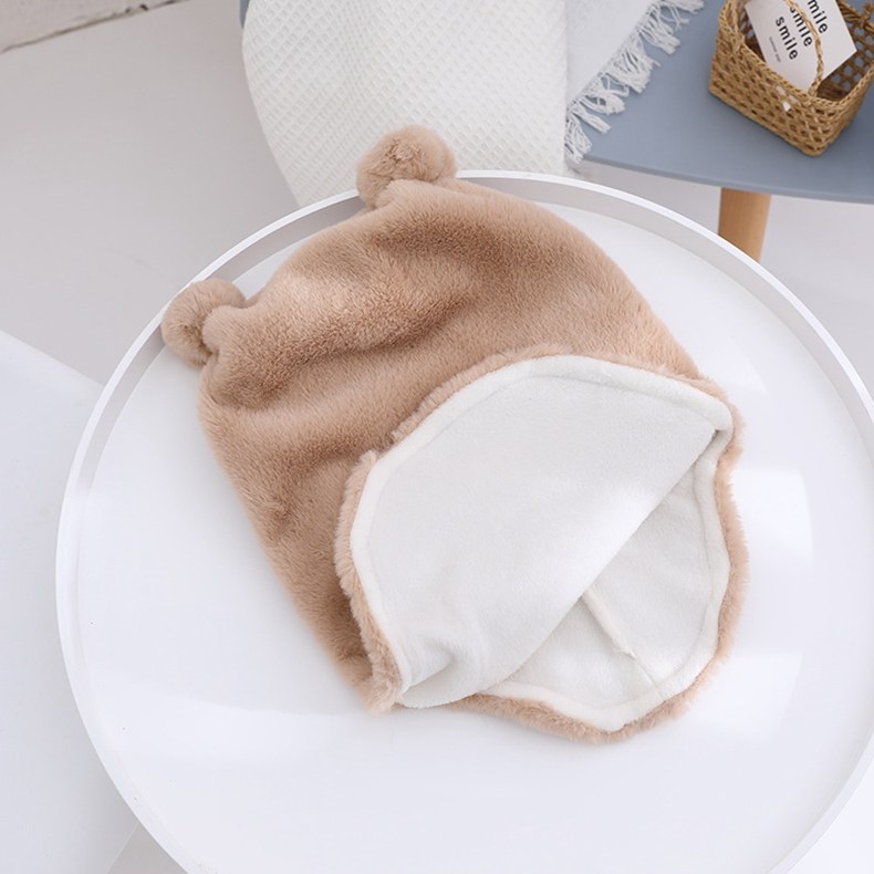 冬季儿童帽子围脖一体挡风套头护耳帽防护面罩男女宝宝防寒保暖帽详情16