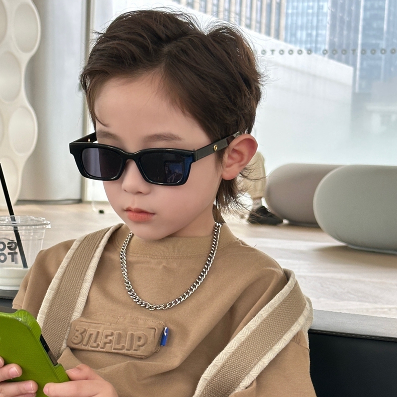 Children sunglasses Summer Korean version Boys Outdoor sunglasses Baby Anti-UV sunglasses Fashion kid glasses-Taobao