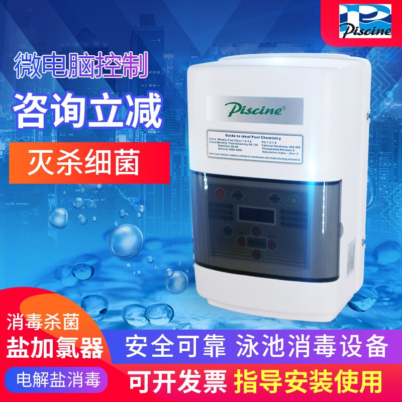 piscina Bizuo Salt Chlorination Generator Pool sterilization disinfection equipment electrolytic hypochloric chloride machine