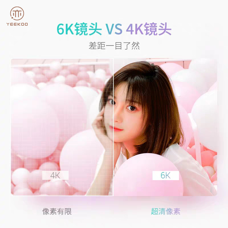 亦壳 手机辅助镜头 6K高清广角微距摄像头 图2