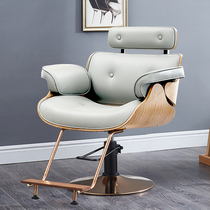 Barber chair net celebrity chair hair salon special barber shop chair hair cutting chair hairdressing chair can be customized to tilt down rotate and lift