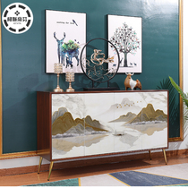 Light Extravagant Minimalist Modern Shoe Cabinet Home Door Hall Cabinet Xuan Guan Cabinet Dining Side Cabinet Lockers Large Capacity Decoration Cabinet Whole Dress