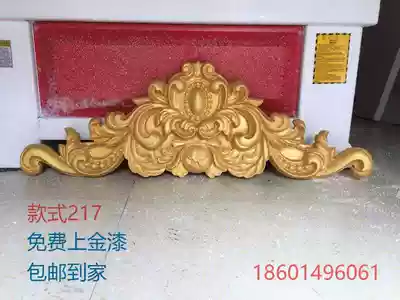 eps foam relief European Villa exterior wall decoration door head triangle mountain flower outdoor wall carving