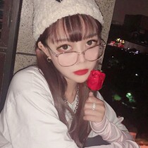 Four-eye cap glasses plain-made artifact ins Wind transparent myopia female has a digital display face small big round face suitable