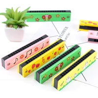 Trẻ em 16 lỗ hai hàng hoạt hình đồ chơi trẻ em Harmonica người mới bắt đầu nhạc cụ mẫu giáo bé trai quà tặng sinh nhật - Đồ chơi nhạc cụ cho trẻ em đàn piano mini cho bé