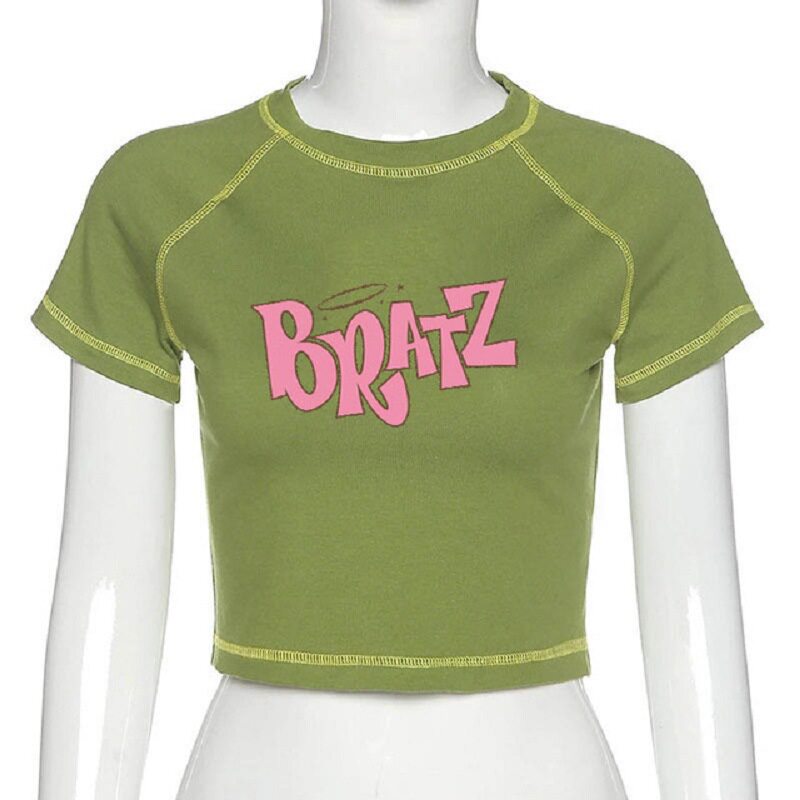 Female-T-shirt-y2k-Vintage-T-s