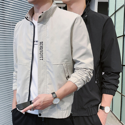 秋季新款男士运动休闲机能夹克