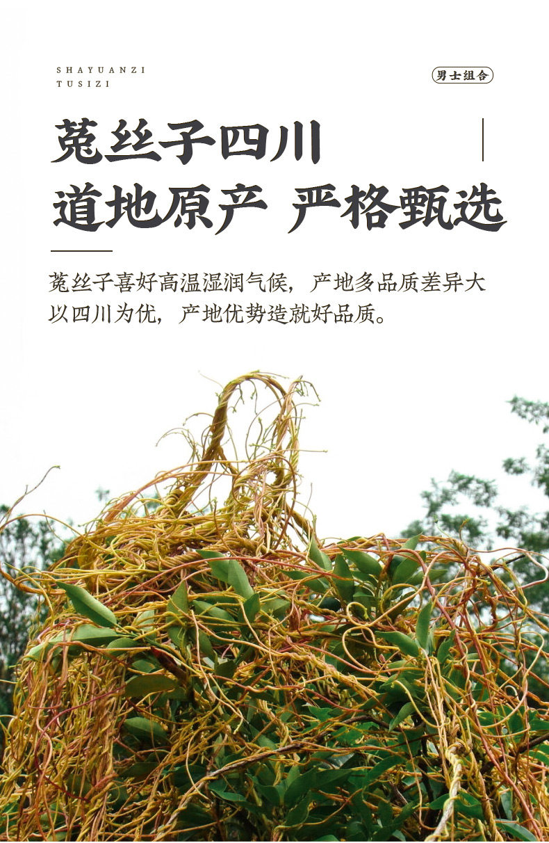 Sha Yuan Zi Cuscuta Seed Tea Blend 500g Dried Astragalus and Dodder Seeds for Daily Herbal Infusion quality and texture
