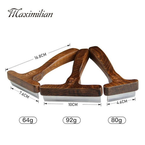 Pet Combs твердые древесины антикварные анти -фарковые кошки расчесывают волосы, расчесывающие собачьи паутки Pet Pet Supplies