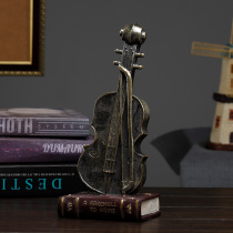 Violin retro ornaments home decorations living room decorations office desktop wine cabinet porch TV cabinet desk