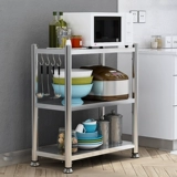 Многослойная микроволновая печь на кухонная полка из нержавеющей стали Положите полки для хранения стойки.