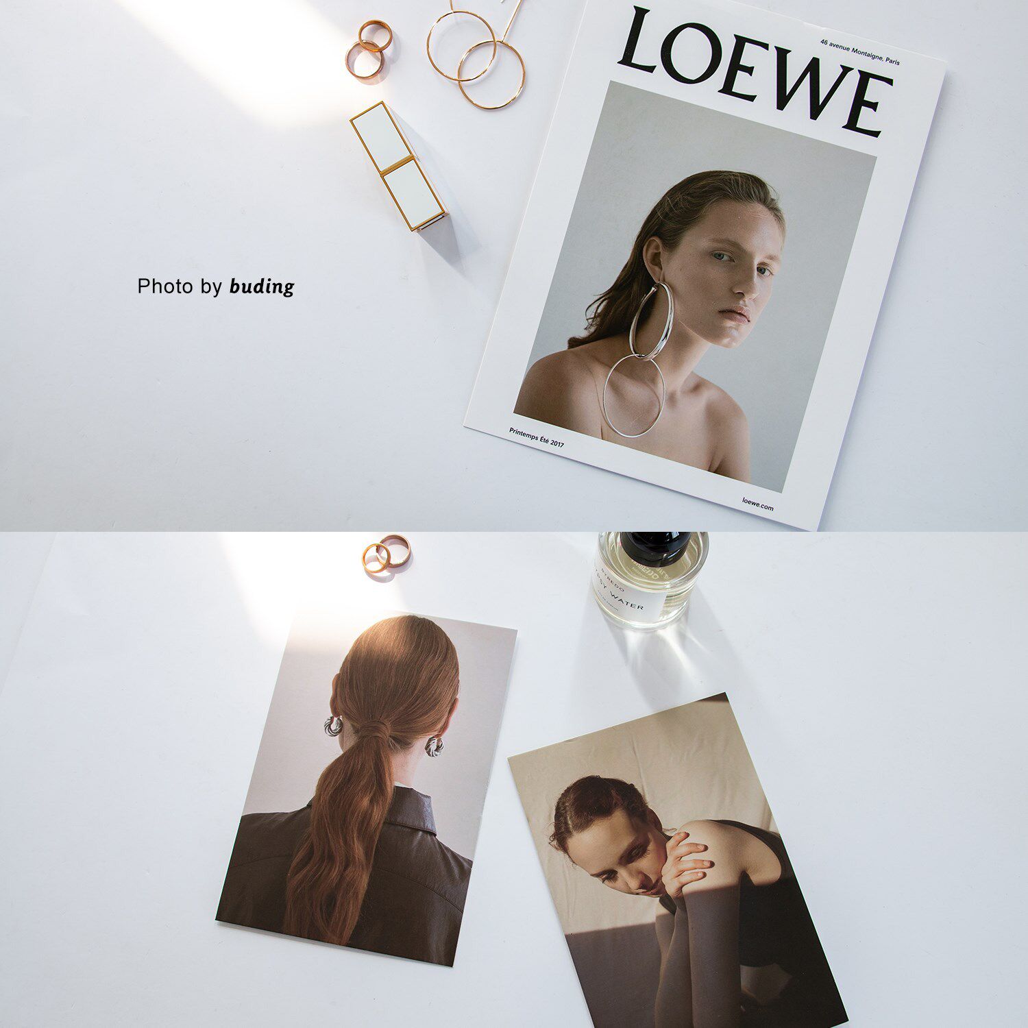 ins - Photo with simple props background beauty picture picture picture book gourmet English magazine