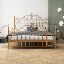 Eurostyle modern minimalist princess iron art bed iron frame steel frame double single adult children 1 2 1 1 5 1 8 m