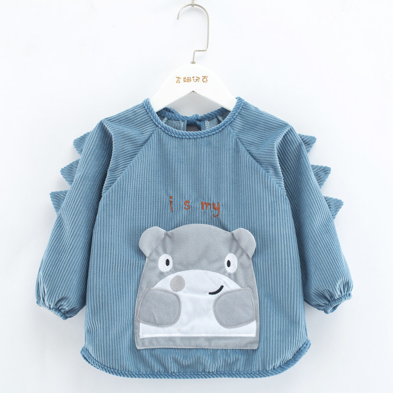 Apron baby smock boy baby children autumn and winter Western style baby protective clothing outside wear upside down jacket child boy anti-dirty clothing