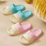 Нескользящое летнее звездное небо, слайдеры для влюбленных, тапочки подходит для мужчин и женщин на платформе, градиент, коллекция 2022, популярно в интернете, изысканный стиль