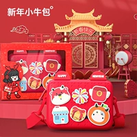 Сумка из теленка-детская модная сумка через плечо-мультяшный коллаж