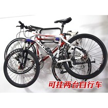 New bike hanging rack wall-mounted wall hanging wall-mounted parking rack mountain bike road car folding