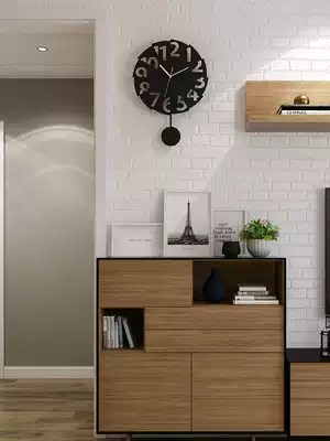 European-style clock wall clock Living room simple clock personality creative fashion household art decoration Quartz clock wall clock