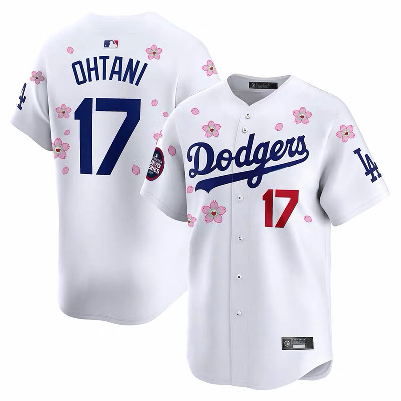 Major League Baseball Los Angeles Dodgers Ohtani Shohei Embroidered Jersey Cardigan Baseball Uniform