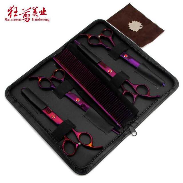 ສັດລ້ຽງ pet grooming pet grooming pet comb scissors pet scissors set