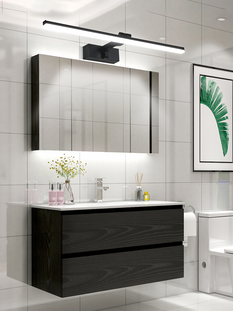 Bathroom cabinet Washing table lamp Hole-free mirror headlight Powder room mirror cabinet special wall lamp Nordic led makeup mirror lamp