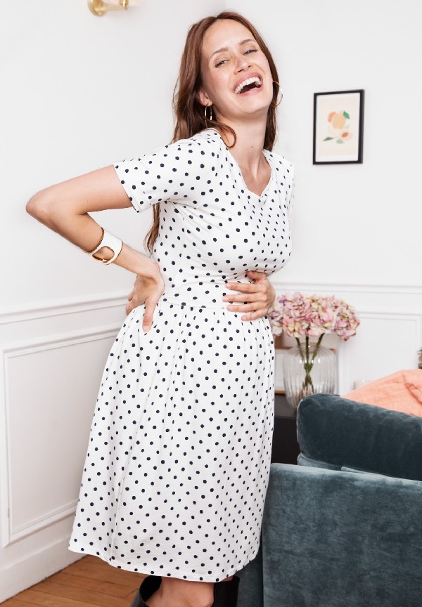 Maternity Dress Spring Summer Nursing Dress Pregnant Women 4