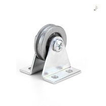 Bracket Pulley Triangle Bracket L Type U Type Steel Wire Rope Recessed Grooved Pulley Bearing Pulley Suspension Wheel Threading Guide Wheels With Base