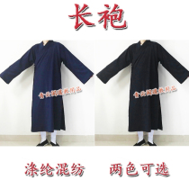 Taoist supplies Taoist supplies Taoist clothing Oblique lapel long coat Taoist robe Robe Short coat Short sleeve Taoist Trousers