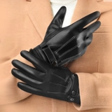 Мужские зимние утепленные удерживающие тепло ветрозащитные водонепроницаемые перчатки