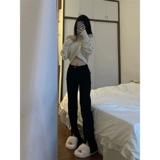 Демисезонный весенний ретро кардиган, свитер, джинсы, комплект, в корейском стиле, в западном стиле