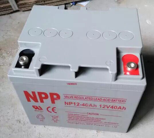 NIPP NP40-12 battery 12V40AH valve controlled maintenance-free lead-acid battery UPS power battery