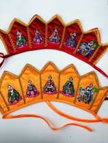 Taoist Five Old Crown Five-In-Five-Crown Embroidered Daug Hats Embroidered Dawns