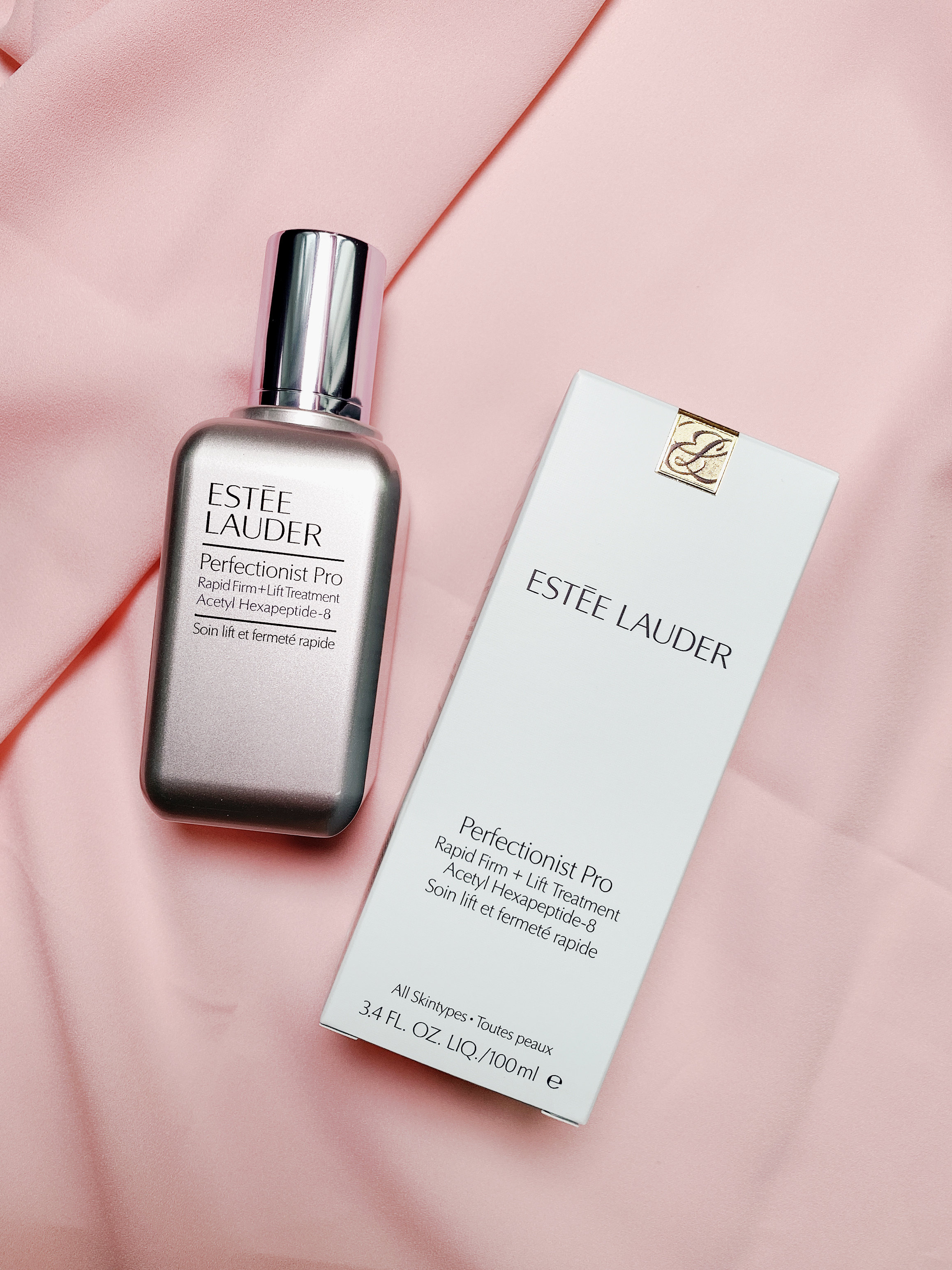 Estee Lauder Small Silver Bottle Line Carving Essence 100ML Lift, Tight and Remove Dark Yellow Anti-wrinkle Facial Essence
