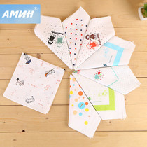 35cm childrens pure cotton soft baby wipe Sweat handkerchief Elementary school pupils carry-on baby wipe baby face towel