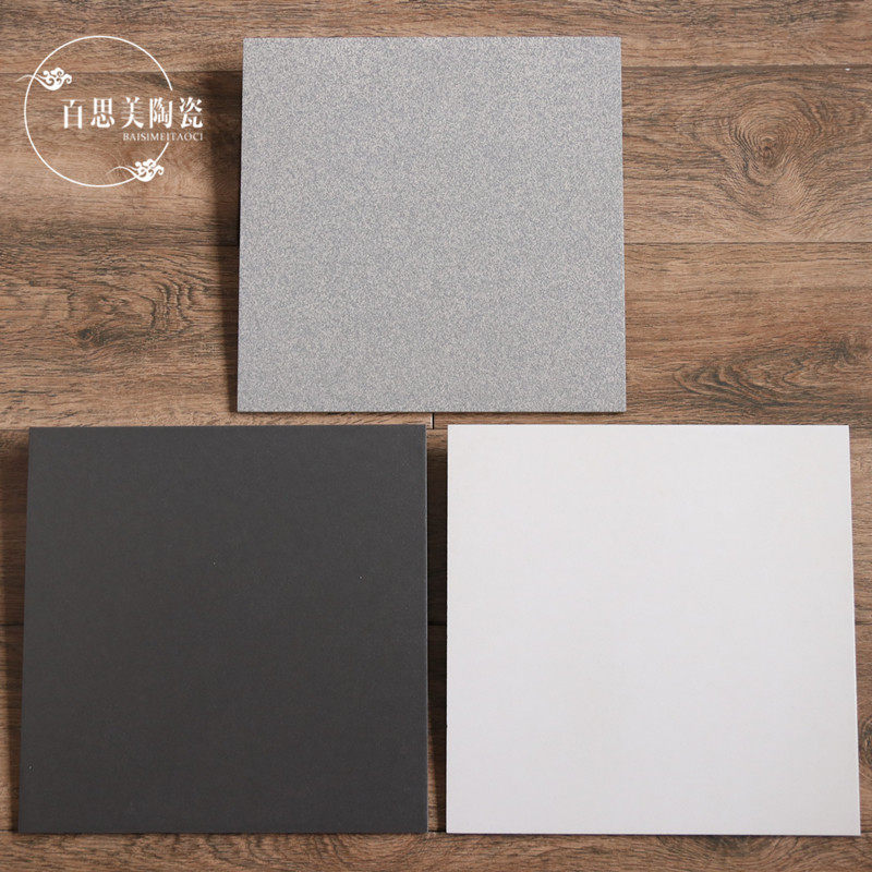 Whole body all-porcelain small floor tile 300x300 imitation sandstone cement antique tile non-slip wear-resistant kitchen powder room tile