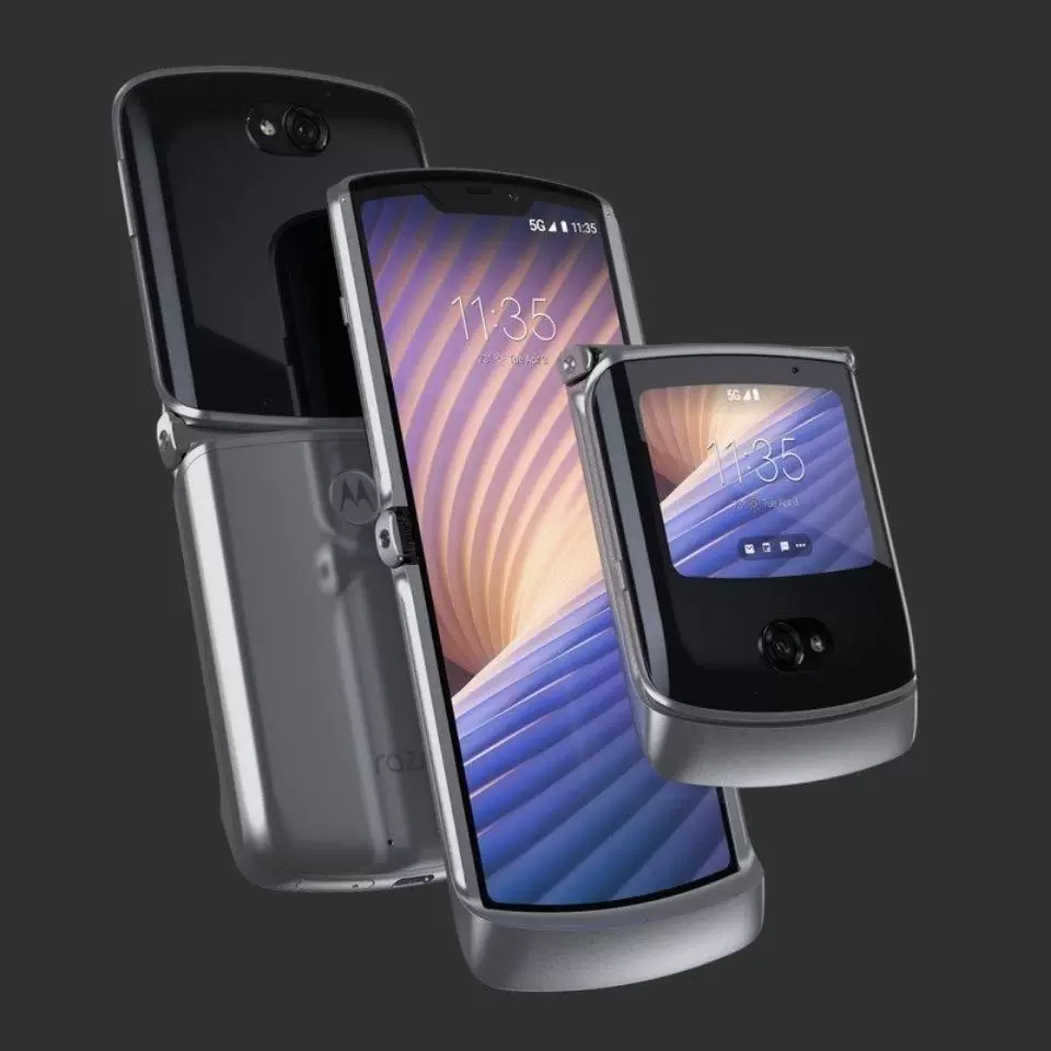 Подержанный Motorola Razr 5G Blade складной экран мобильный телефон двойной режим 5G полный сетевой доступ двухэкранный национальная линия оригинал